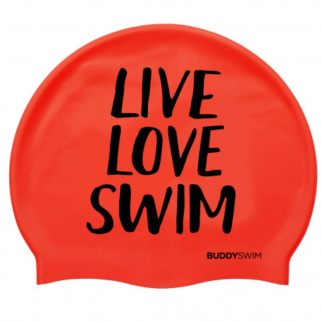 Silicona Buddyswim Cap LLS Red