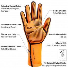 Neoprenhandschuhe Buddyswim... 2